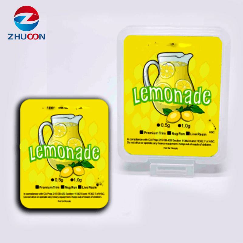 Custom Logo Colorful Clear Gold Black Silver Dab Wax Cbd Oil Slim Shatter Container Plastic Concentrate Containers Packaging